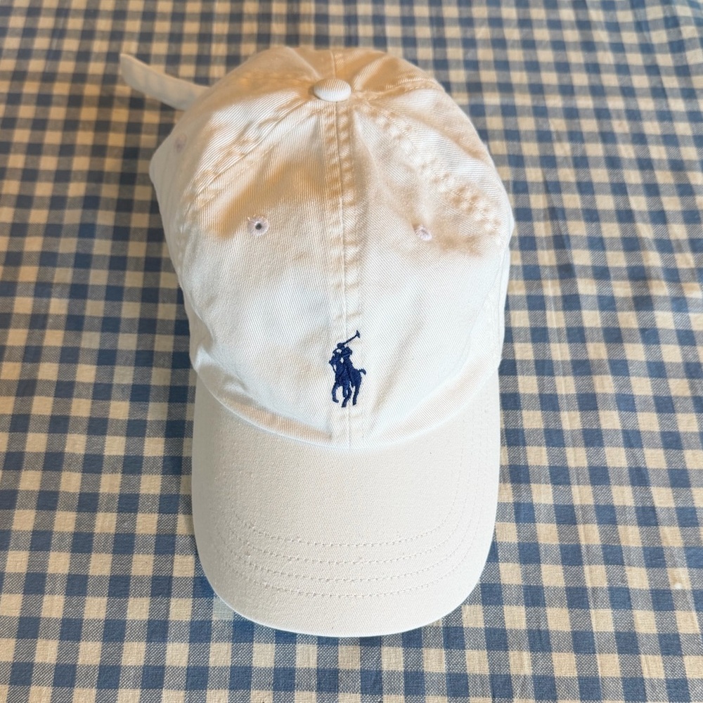 Polo by Ralph Lauren Iconic Cotton Chino Baseball Cap White Men’s & Women’s
